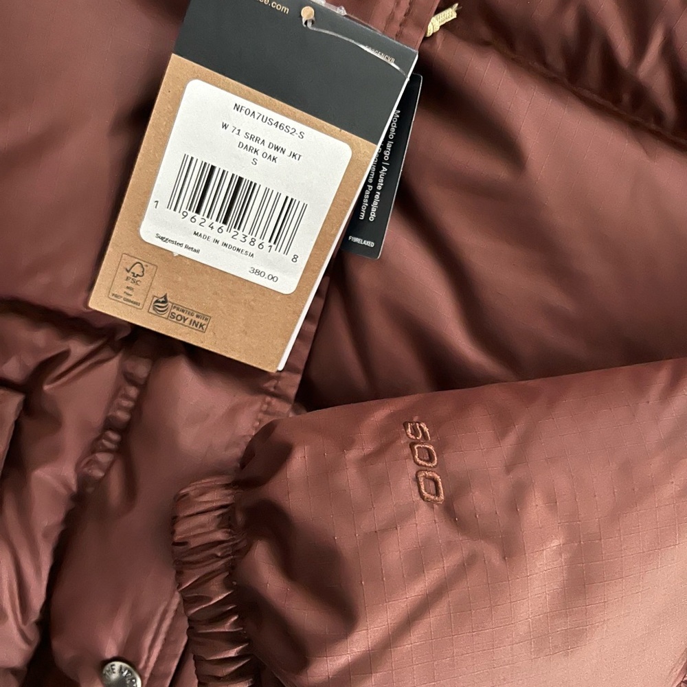 The North Face Women’s 71 Sierra Down short jacket in Dark Oka - Picture 9 of 13